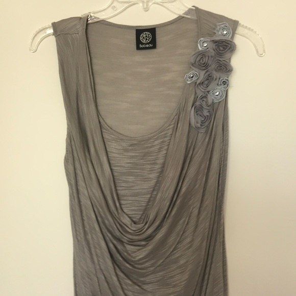 Bobeau Embellished Cowl-Neck Tank - Picture 11 of 14